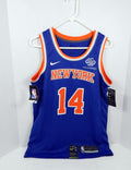 2019 Mens New York Knicks Allonzo Trier #14 Swingman Blue Jersey Nike 40
