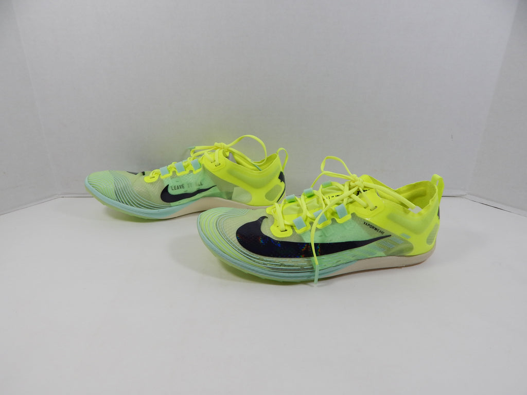 Utah State Aggies Nike Zoom Victory XC 5 Volt Yellow/Purple Track Spikes Size 8 Pic2
