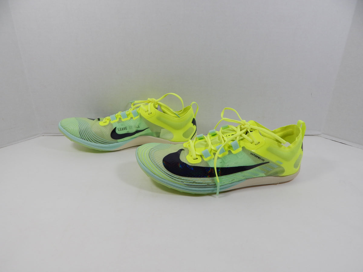 Utah State Aggies Nike Zoom Victory XC 5 Volt Yellow/Purple Track Spikes Size 8 Pic2