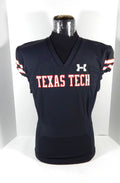 2023 Under Armour Texas Tech Blank Front Logo Game Issued Jersey Black Size 44