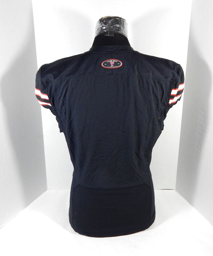 2023 Under Armour Texas Tech Blank Front Logo Game Issued Jersey Black Size 44 Pic2