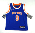 2022-23 Childrens New York Knicks RJ Barrett #9 Rep Blue Jersey Nike M