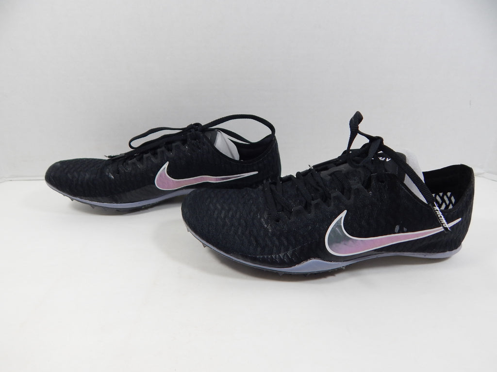 Utah State Aggies Nike Zoom Mamba V Black Track Spikes Size 5.5 Pic2