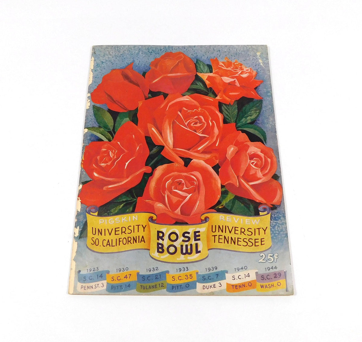 1945 USC vs Tennessee College Football Rose Bowl Program 1-1-45 - DA058045