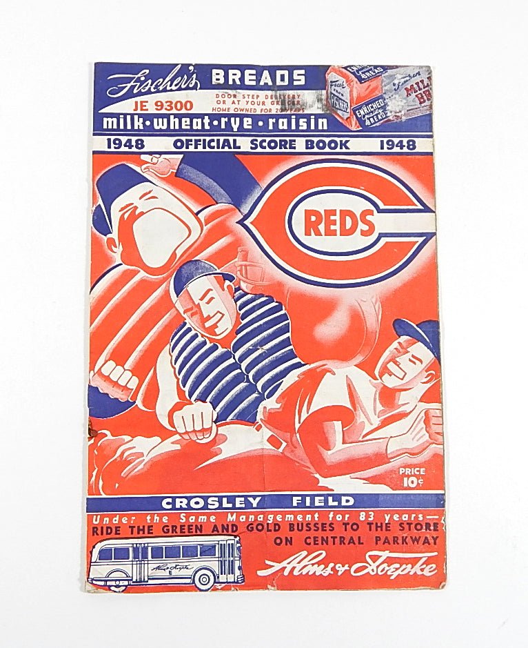 1948 Cincinnati Reds Scorebook Program - DJ056572