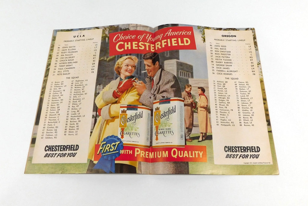 1953 UCLA vs Oregon College Football Program 10-3-53 - DA059691