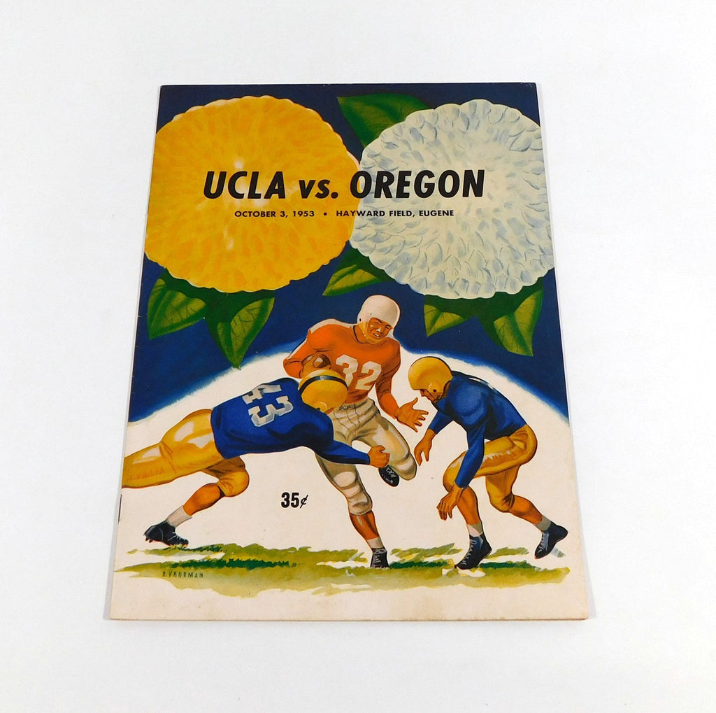 1953 UCLA vs Oregon College Football Program 10-3-53 - DA059691