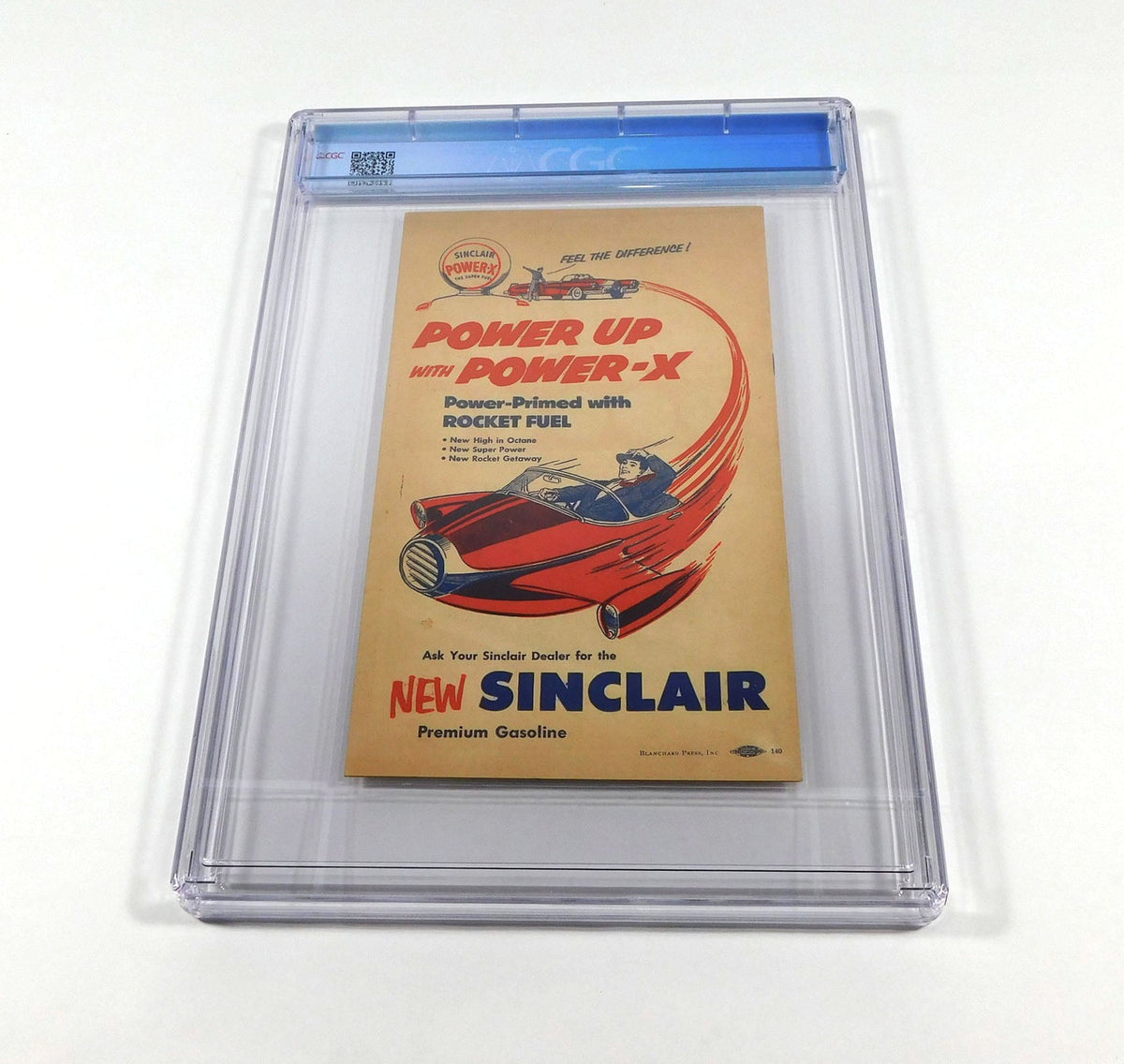1955 MLB Baseball Score Card NY Yankees vs Boston Red Sox CGC 7 - DA058996