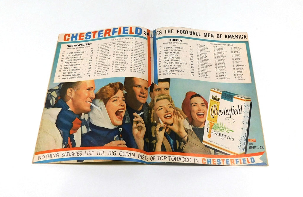 1958 Northwestern vs Purdue College Football Program 11-15-58 - DA059754