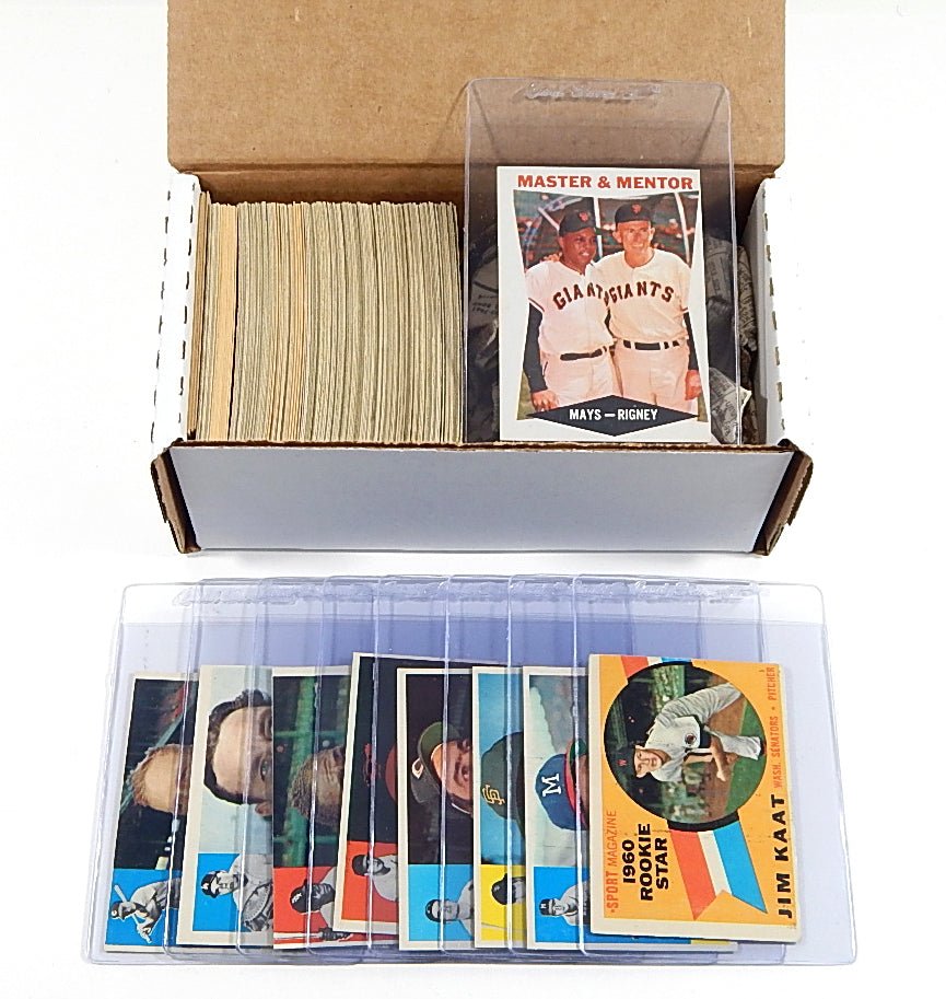 1960 Topps Baseball Starter Set (188 Different) Avg Nm BV $2172 Kaat RC Mays - DJ057059