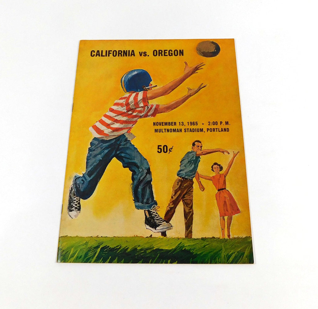 1965 California vs Oregon College Football Program 11-13-65 - DA059688