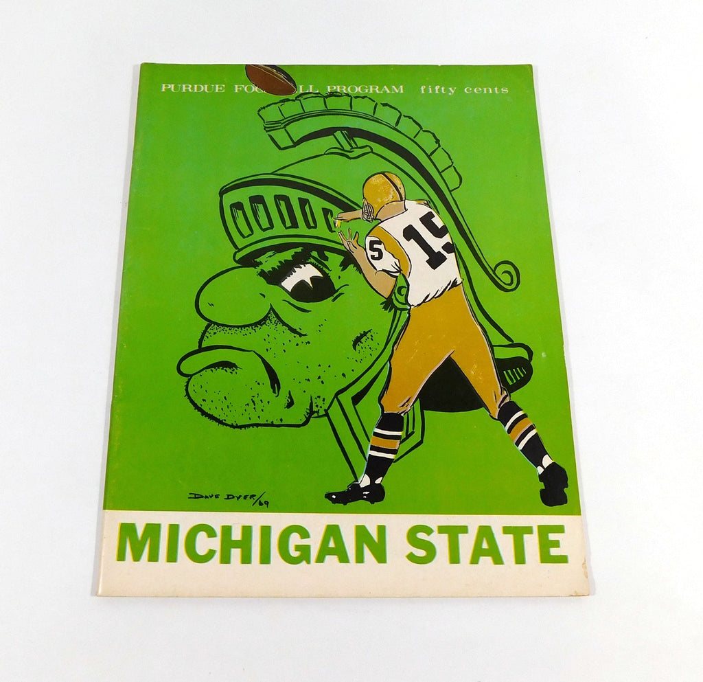 1969 Purdue vs Michigan State College Football Program - DA059670