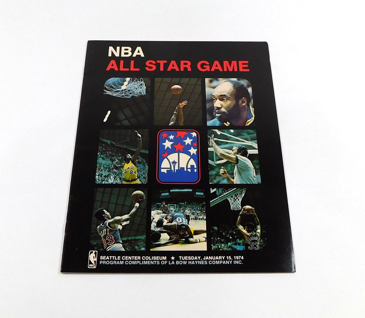 1973-74 NBA Basketball All-Star Game Program Seattle 1-15-74 - 204535S