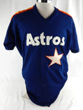 1984-93 Houston Astros #15 Game Used Navy Jersey Batting Practice NP Rem 46 948 - DP117948