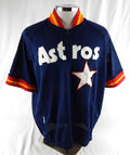 1986-92 Houston Astros #11 Game Used Navy Jersey Batting Practice XL 933 - DP117933