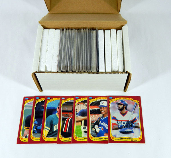 1986 Fleer Star Stickers Baseball Set (132) Nm/Mt Jose Canseco RC