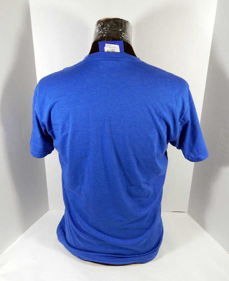 2021-22 BreakingT New York Rangers Shesty Release T Shirt Blue Size L Pic2