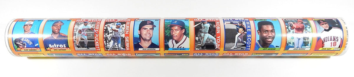 1990 Topps Baseball 3 Uncut Sheets (132 Cards Each) In Tube Frank Thomas RC - DJ077032