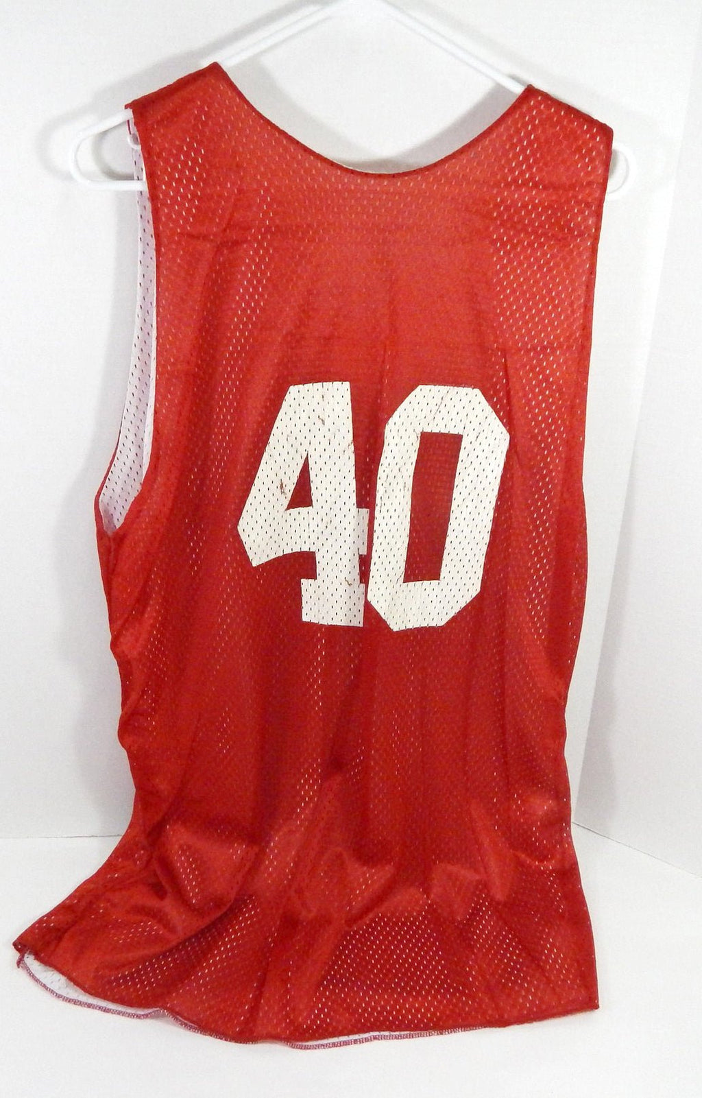 1990s American/Soviet All Stars #40 Game Issued Red Practice Jersey XL DP58444 - DP58444