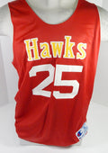 1990s Atlanta Hawks #25 Game Issued Red Practice Jersey XL DP58445 - DP58445