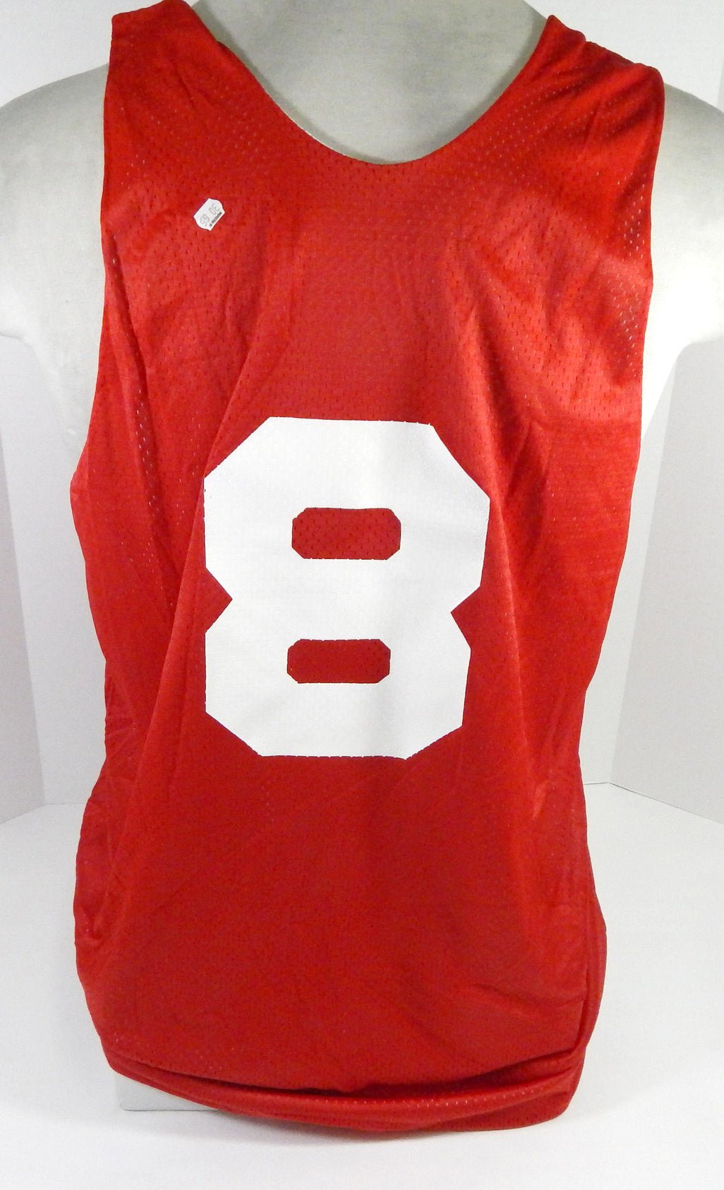 1990s Atlanta Hawks #8 Game Issued Red Practice Jersey XL DP58430 - DP58430