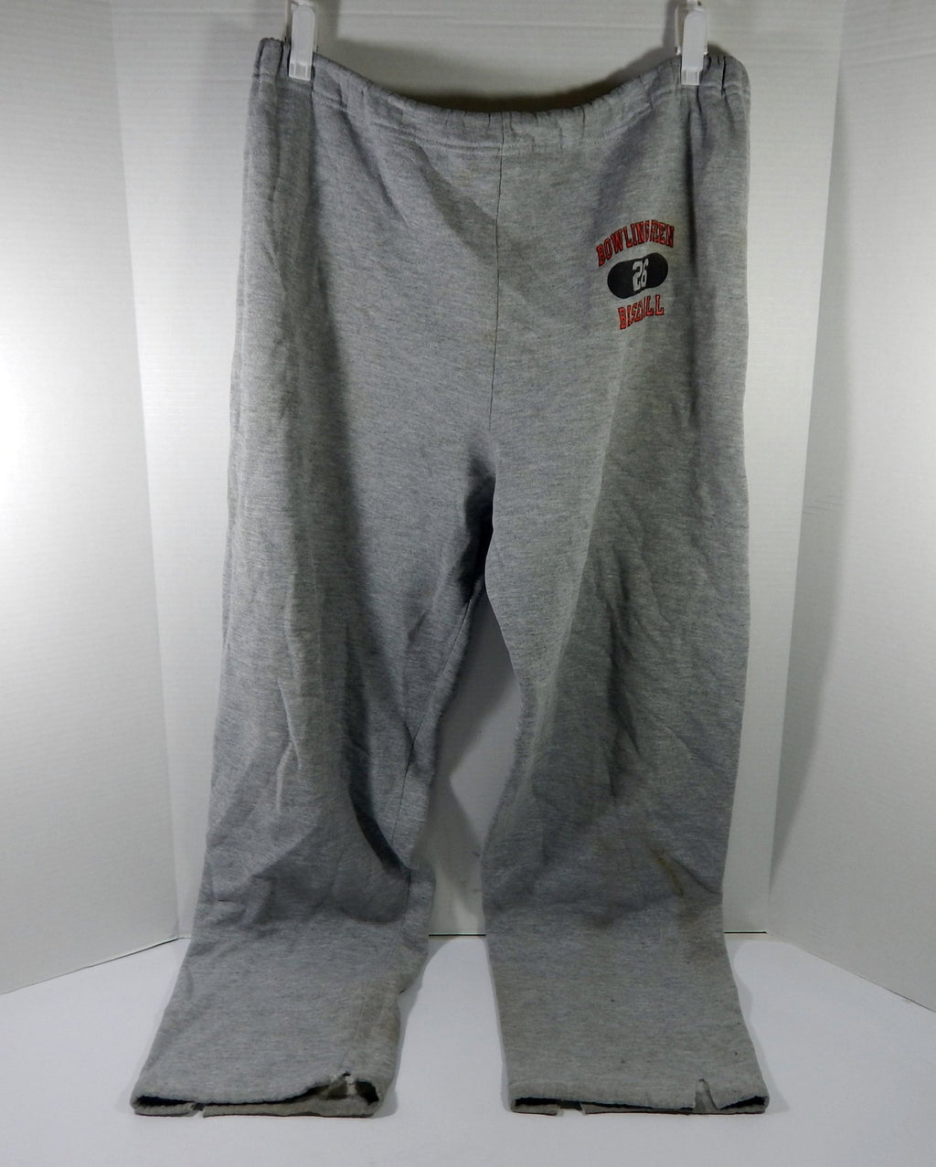 1990s Bowling Green Baseball #26 Team Issued Grey Travel Pants XL DP58320 - DP58320