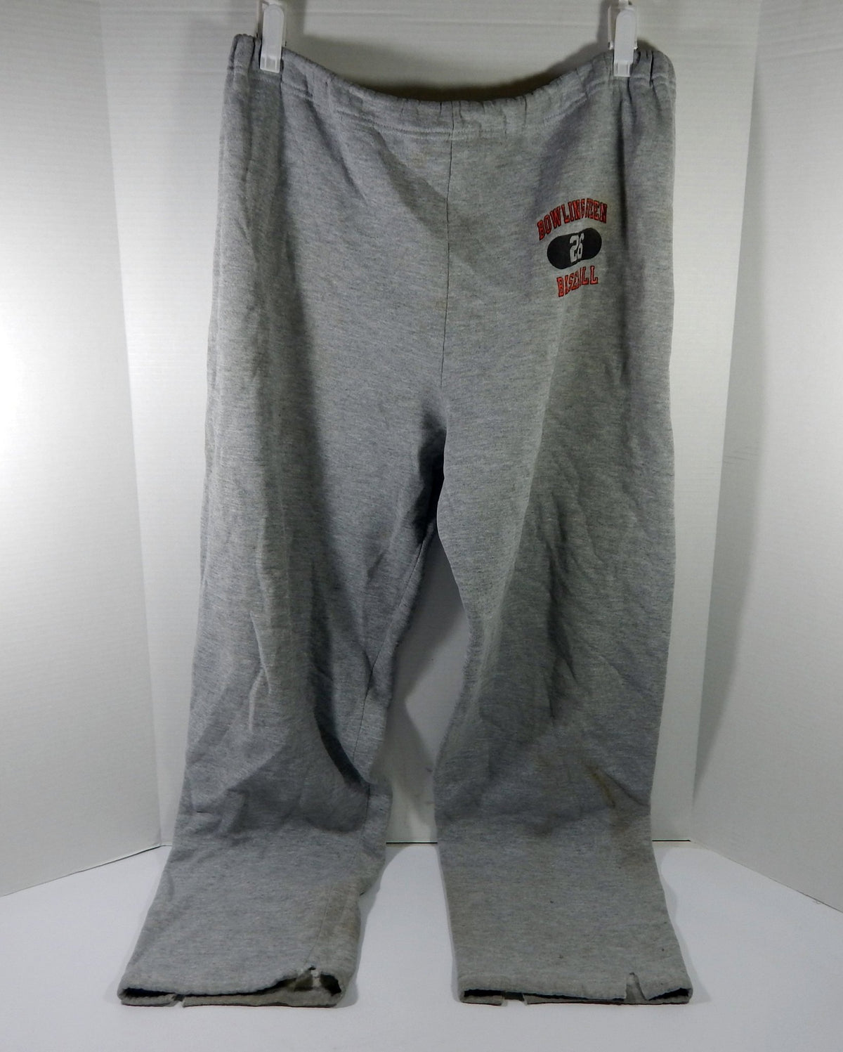 1990s Bowling Green Baseball #26 Team Issued Grey Travel Pants XL DP58320 - DP58320