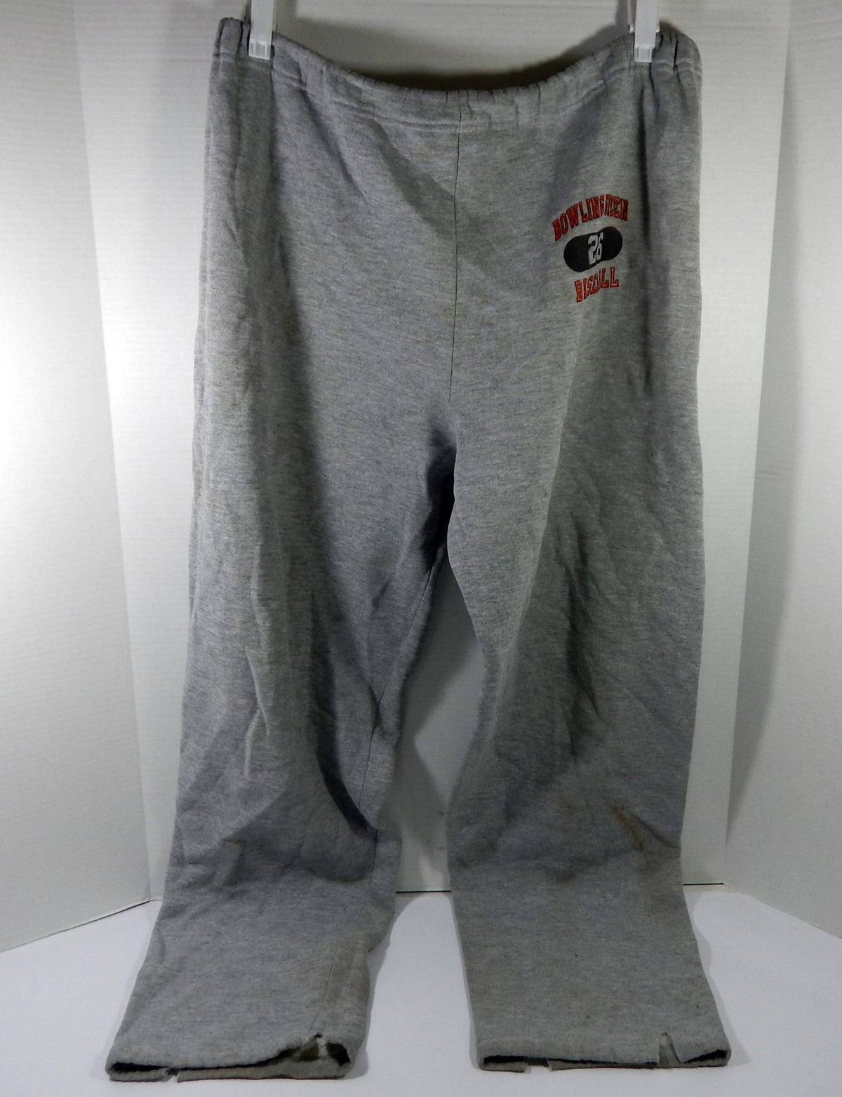 1990s Bowling Green Baseball #26 Team Issued Grey Travel Pants XL DP58320 - DP58320