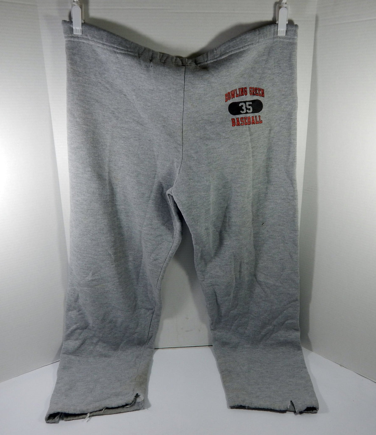 1990s Bowling Green Baseball #35 Team Issued Grey Travel Pants XL DP58319 - DP58319