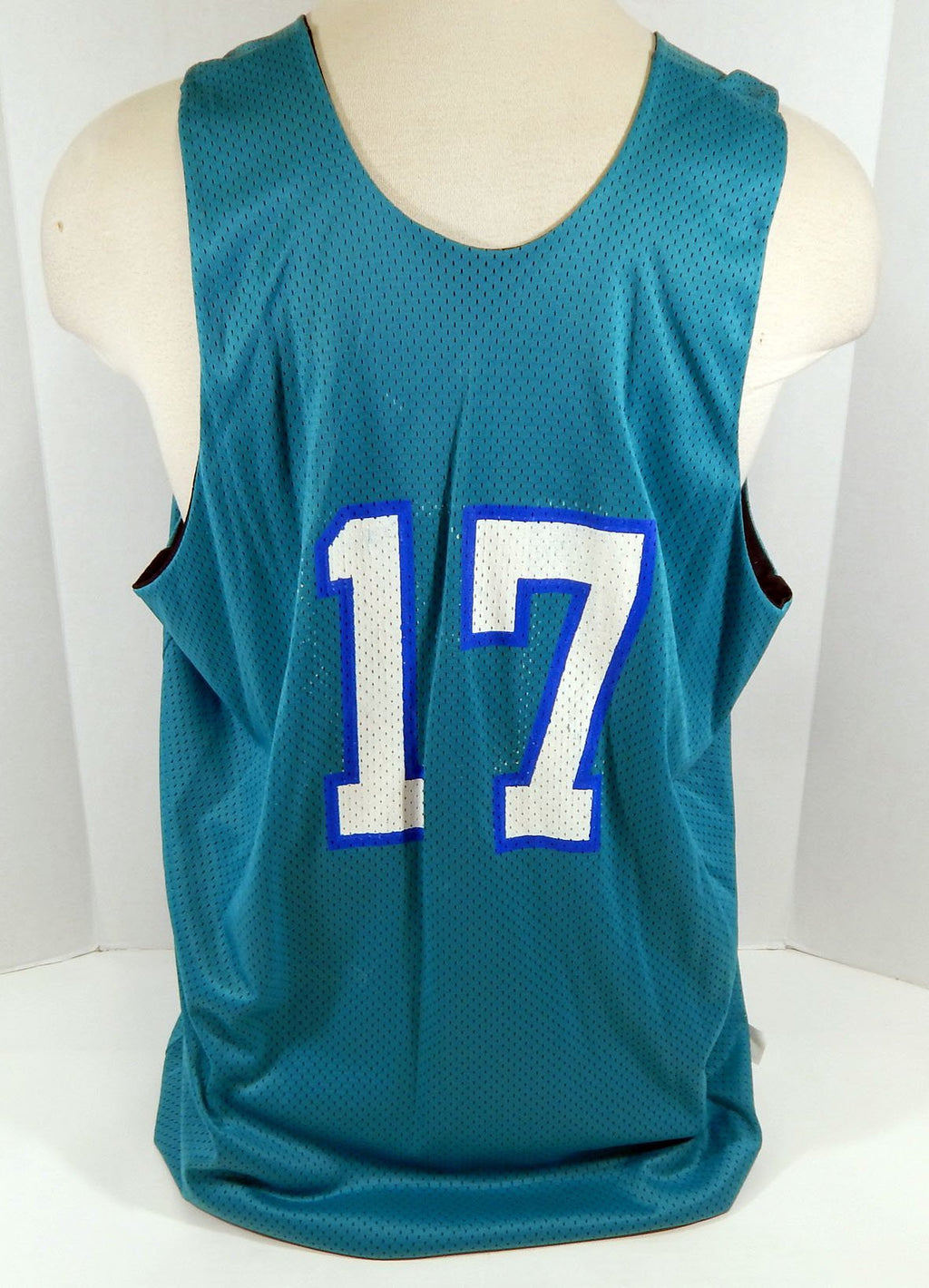 1990s Charlotte Hornets #17 Game Issued Black Reversible Practice Jersey DP15050 - DP15050