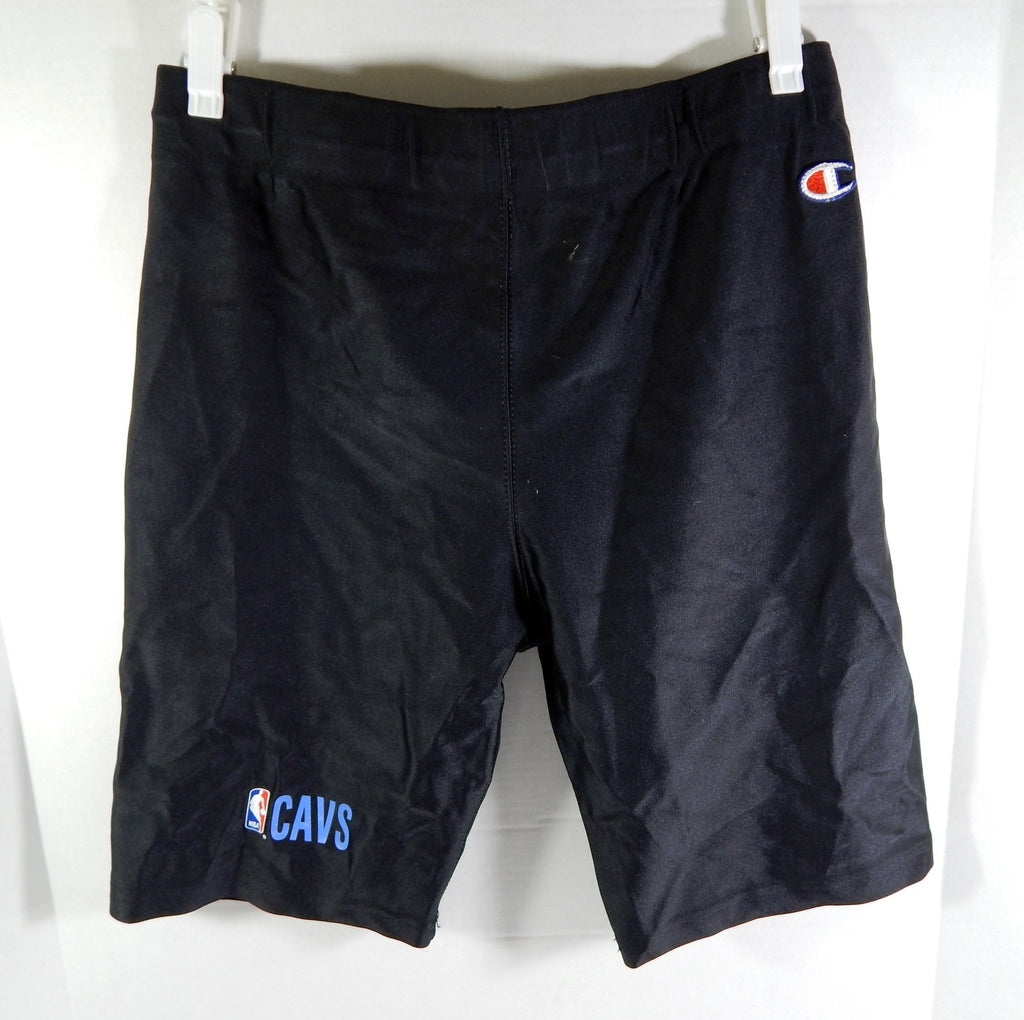 1990s Cleveland Cavaliers Team Issued Black Compression Shorts 2XL DP53824 - DP53824