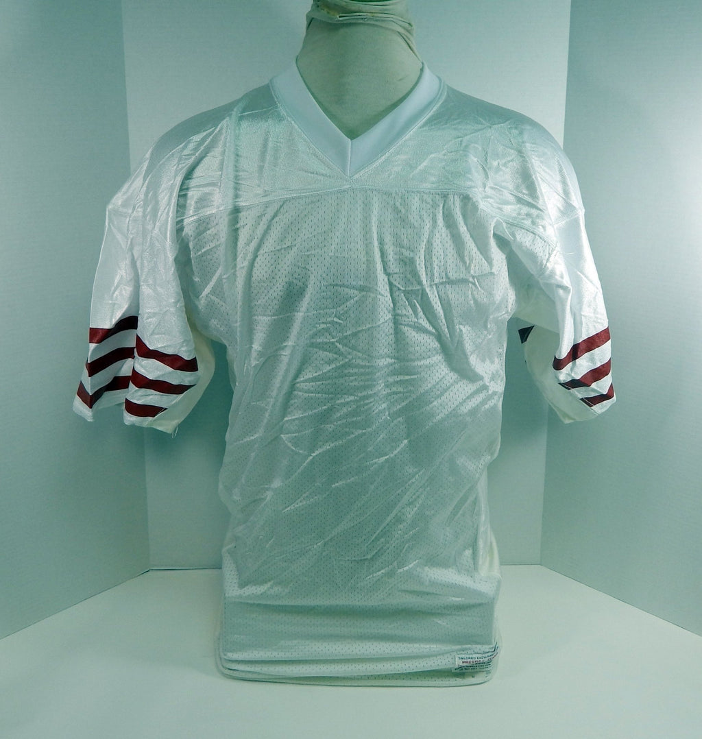 1990s San Francisco 49ers BlankGame Issued White Jersey 50 DP51396 - DP51396