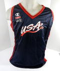 1990s Team USA Basketball Blank Game Issued Navy Jersey 22 DP55787 - DP55787