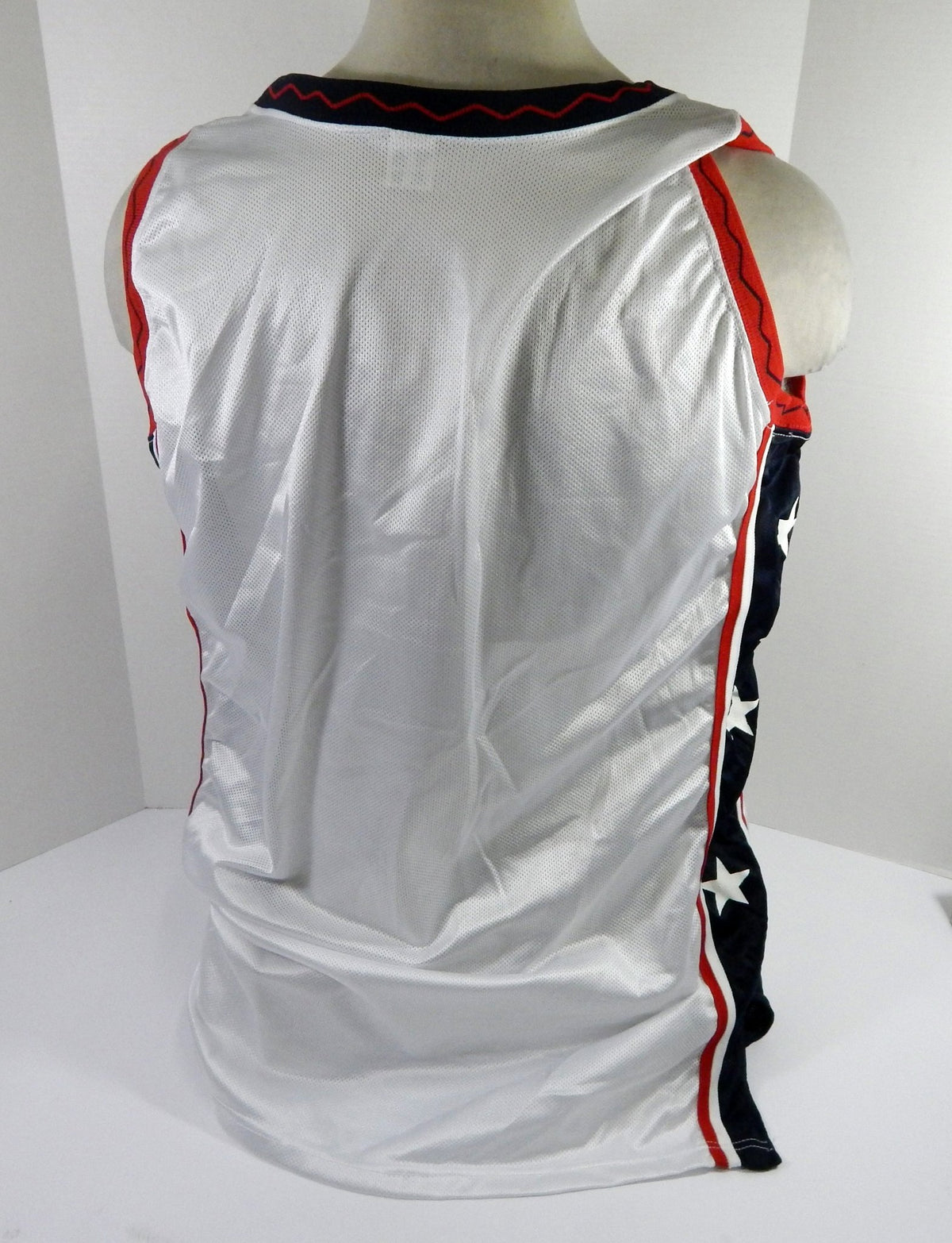 1990s Team USA Basketball Blank Game Issued White Jersey 24 DP55790 - DP55790