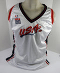 1990s Team USA Basketball Blank Game Issued White Jersey 24 DP55790 - DP55790
