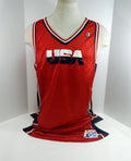1990s Team USA Basketball Game Issued Red Jersey 48 DP51462 - DP51462