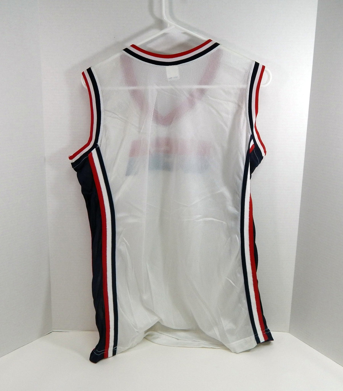 1990s Team USA Basketball Game Issued White Jersey 18 DP51439 - DP51439