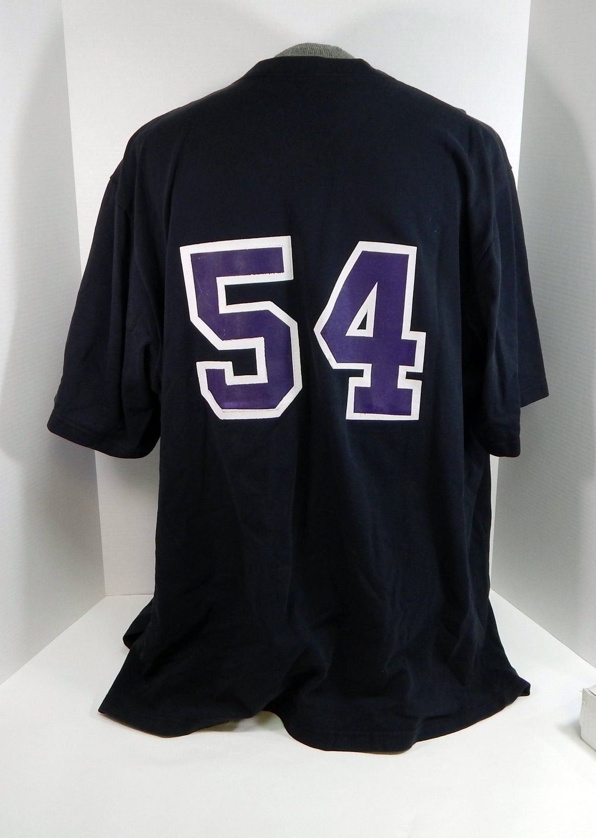 1990s Utah Jazz #54 Game Used Black Shirt 3XL DP51252 - DP51252