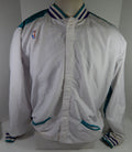 1991-92 Charlotte Hornets Game Issued White Jacket 46+3 DP58714 - DP58714