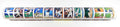 1991 Topps Baseball 3 Uncut Sheets (132 Cards Each) In Tube Chipper Jones RC - DJ077031