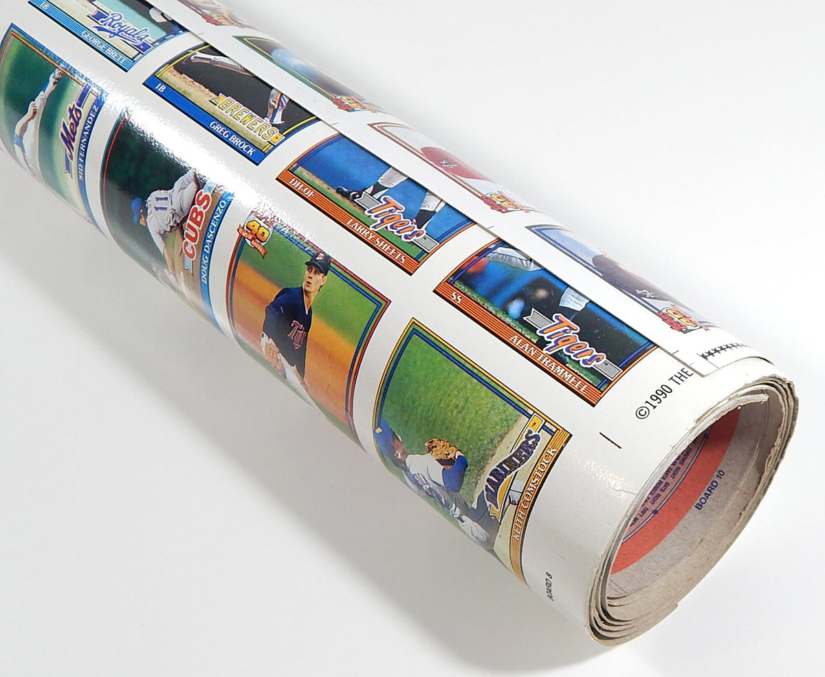 1991 Topps Baseball 3 Uncut Sheets (132 Cards Each) In Tube Chipper Jones RC - DJ077031