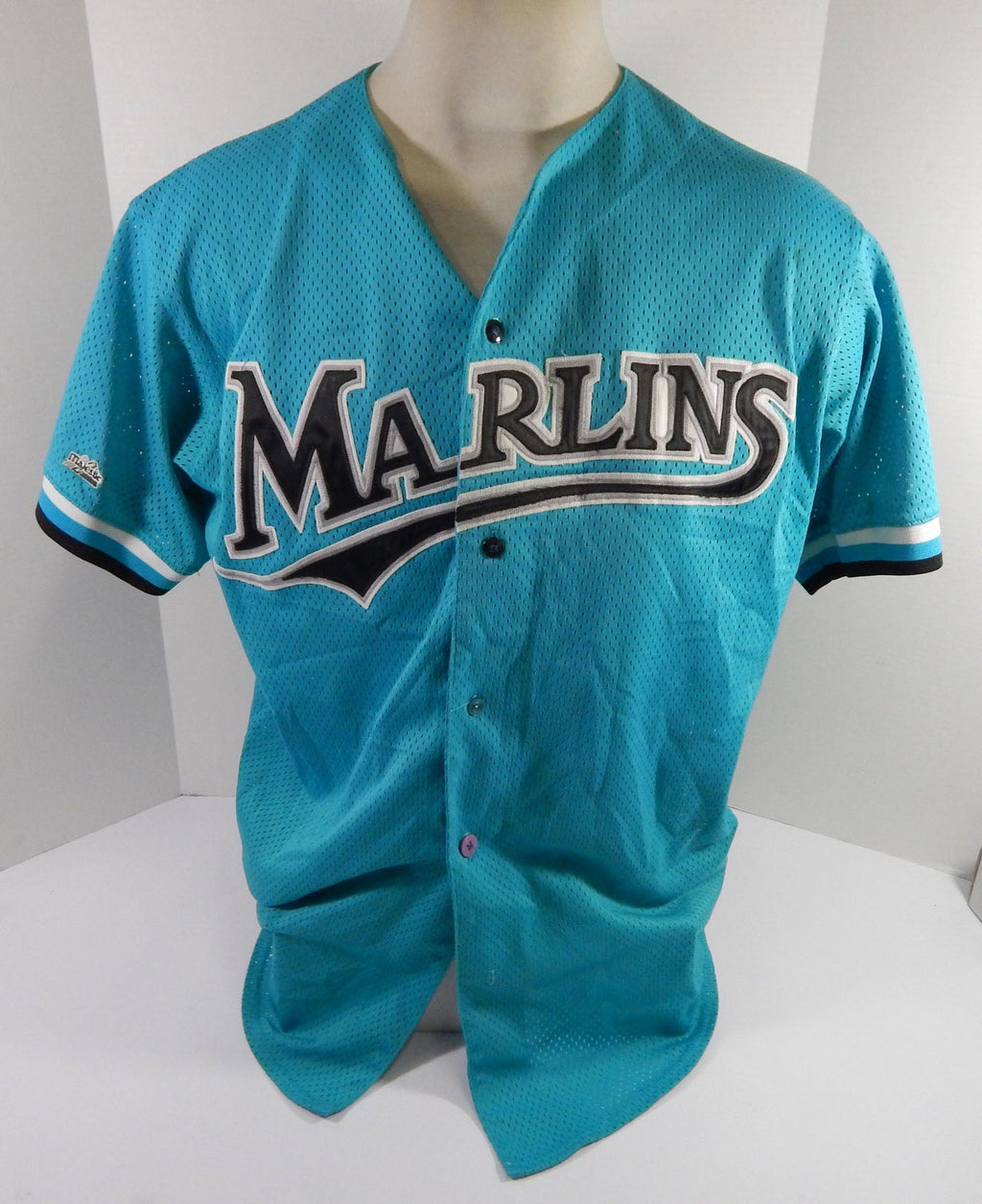 1994-02 Florida Marlins #72 Game Used Blue Jersey BP ST XL DP59302 - DP59302