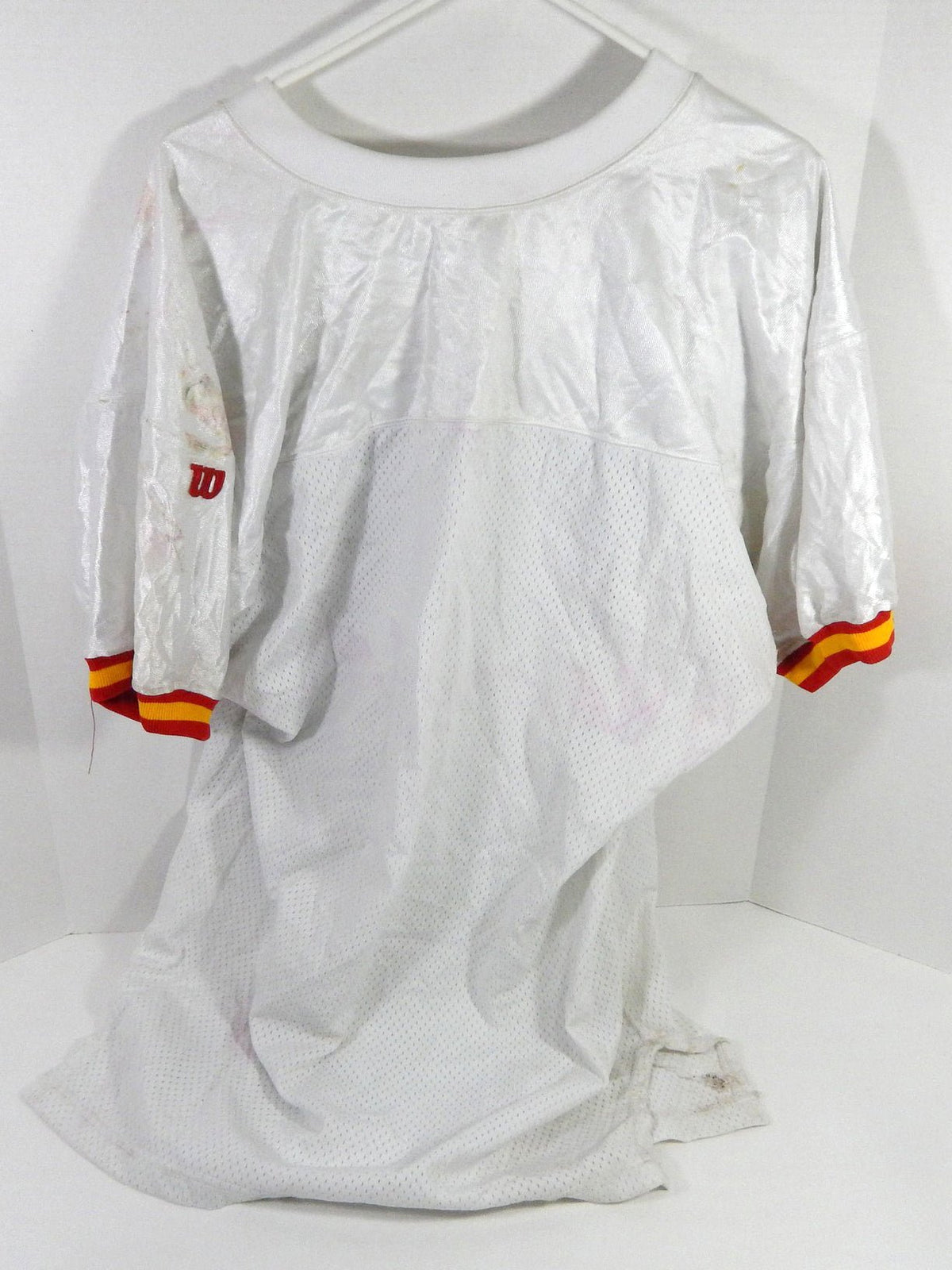 1994 Kansas City Chiefs Blank Game Issued White Jersey 75th Patch 46 DP60188 - DP60188