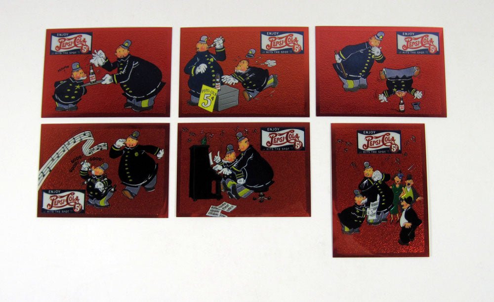 1995 Dart Pepsi-Cola Series 2 Pepsi & Pete Chromium Chase Card Set (6) Nm/Mt - 125672S