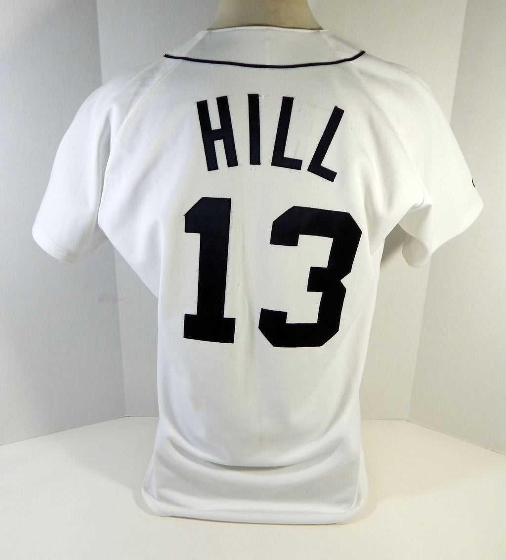 1995 Detroit Tigers Hill #13 Game Used White Jersey Name & Number Changed 132 - DP15132