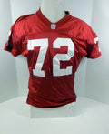 1995 San Francisco 49ers Oliver Barnett #72 Game Issued Red Jersey 50 DP30174 - DP30174
