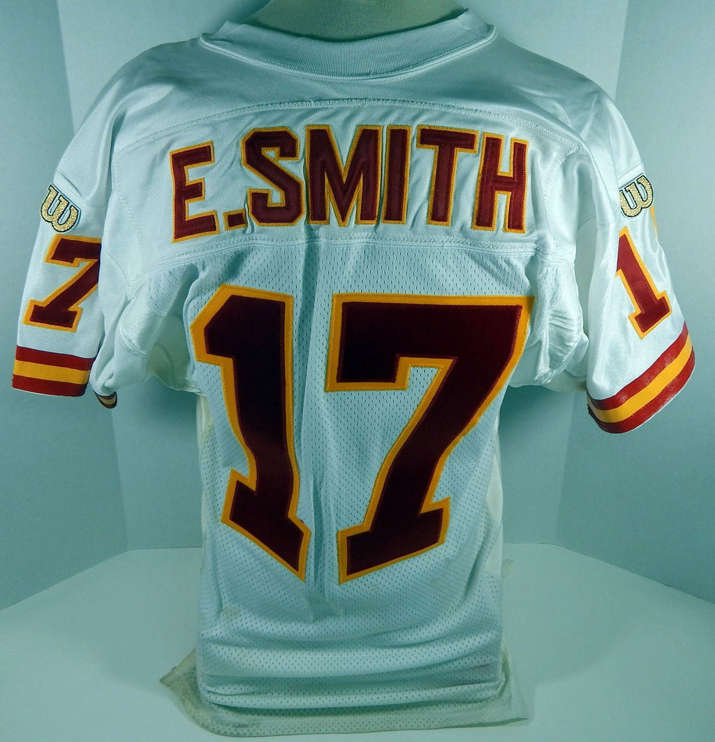 1996 Kansas City Chiefs E Smith #17 Game Issued White Jersey 42 DP16386 - DP16386