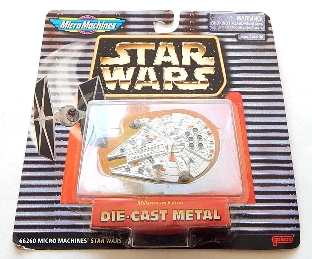 1996 Star Wars Micro Machines Millennium Falcon New In Pack Galoob 66260 - DJ045992