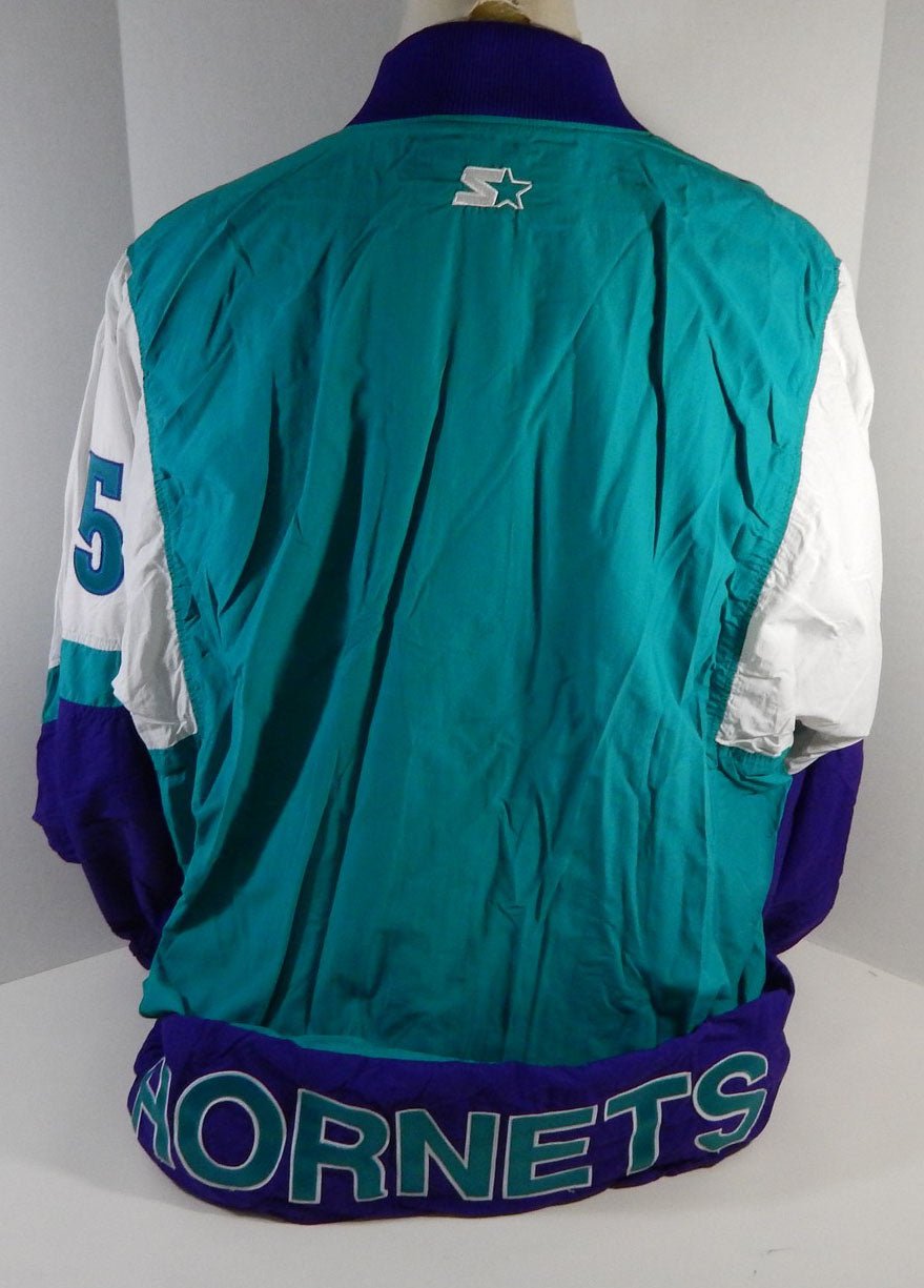 1997-98 Charlotte Hornets Donald Royal #5 Game Issued Warm-Up Jacket DP22007 - DP22007