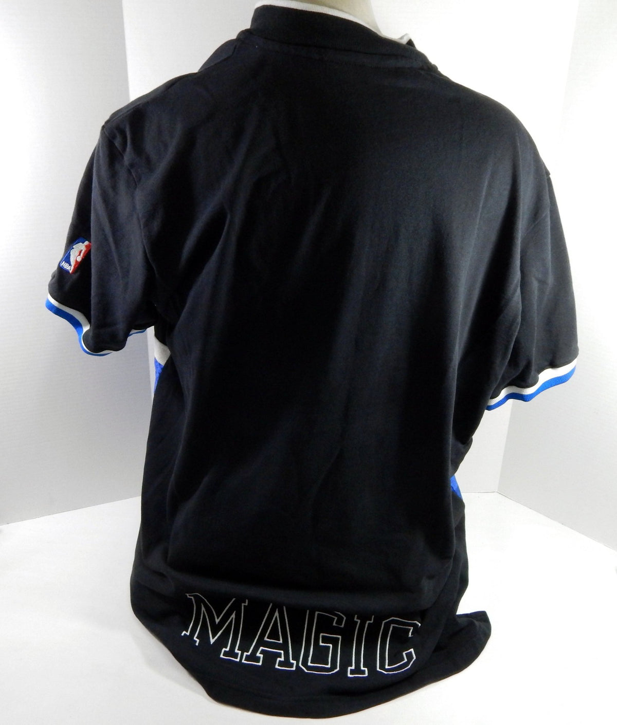 1998-99 Orlando Magic Danny Schaves #24 Game Used Black Blue Shooting Shirt 4 - DP61154